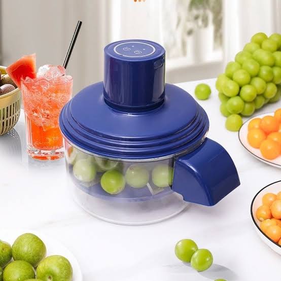 Electric Automatic Grape Tomato Garlic Peeler Machine | 5-Blade Fruit & Vegetable Peeler