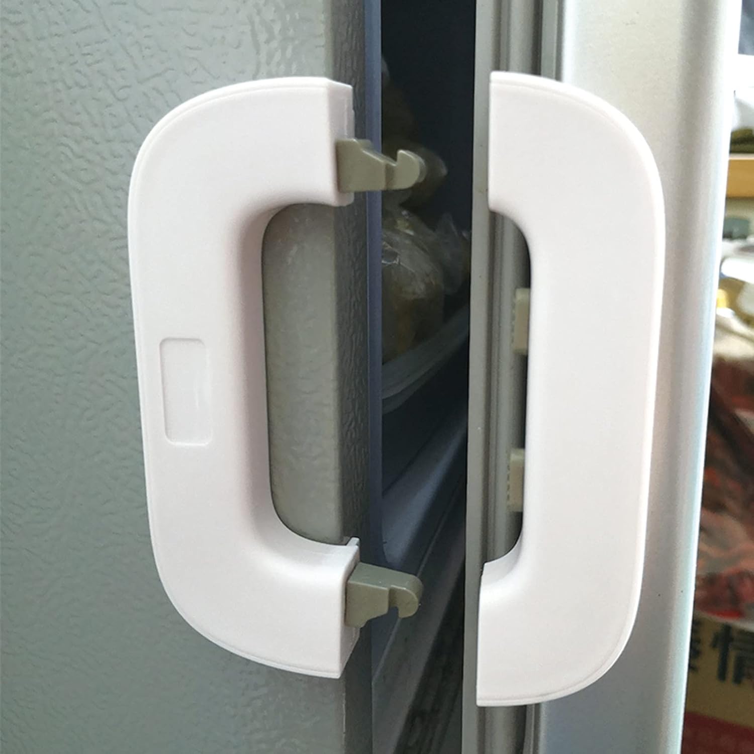 Baby Safety Fridge Lock | Fridge Door Latch | Child Proof Cabinet Lock - No Drill, 3M Adhesive