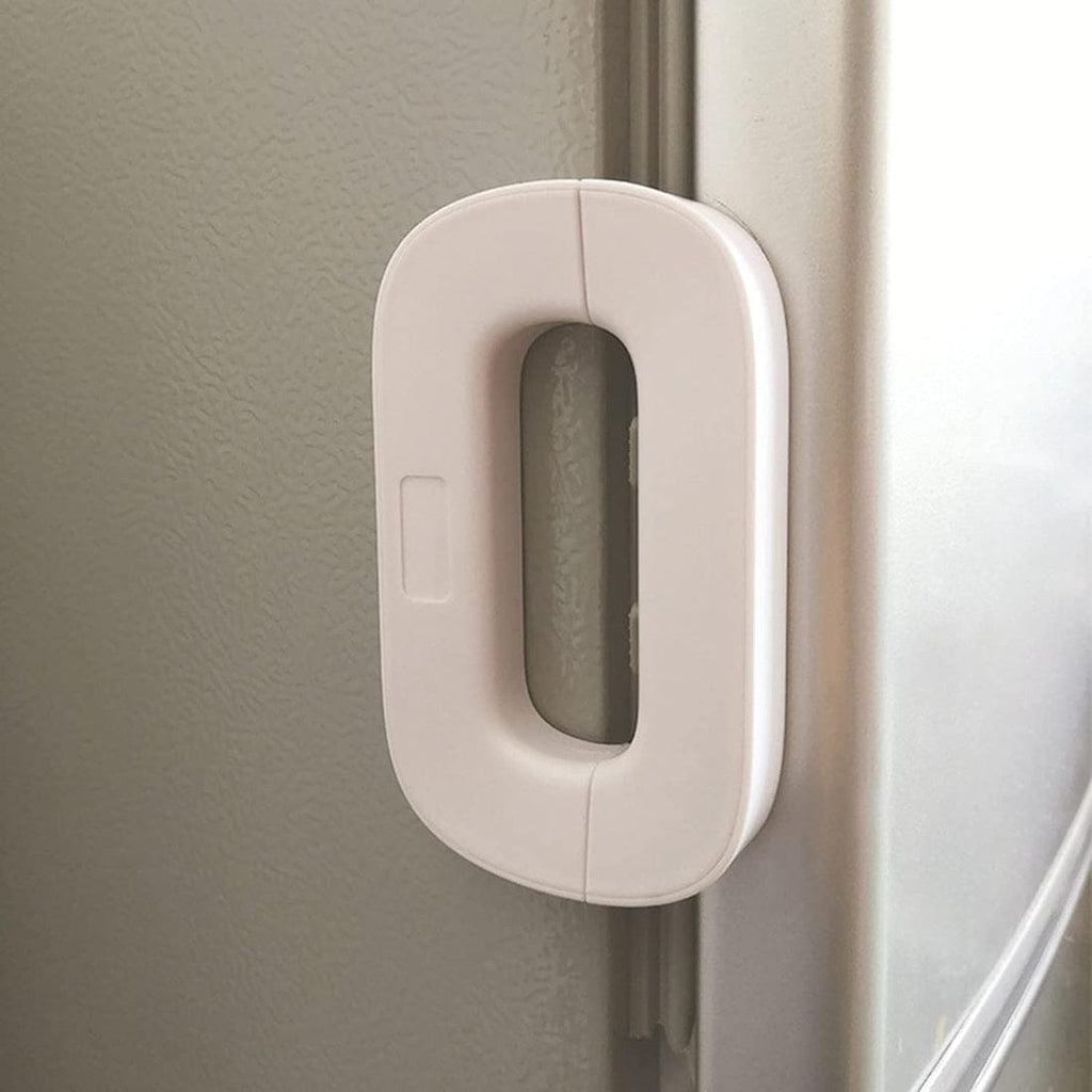 Baby Safety Fridge Lock | Fridge Door Latch | Child Proof Cabinet Lock - No Drill, 3M Adhesive