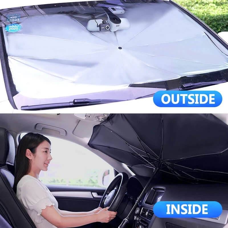 Car Sun Shade Umbrella - Foldable Windshield Cover | Heat Protection