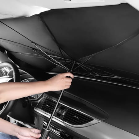Car Sun Shade Umbrella - Foldable Windshield Cover | Heat Protection