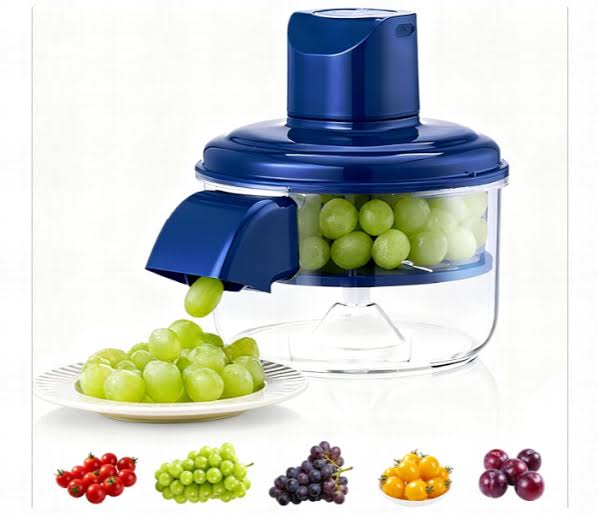 Electric Automatic Grape Tomato Garlic Peeler Machine | 5-Blade Fruit & Vegetable Peeler
